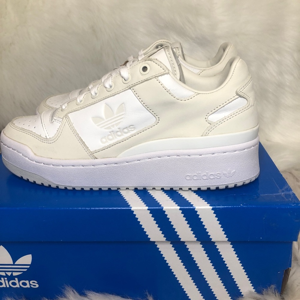 Adidas Originals Forum Bold Women’s 9 White Leather Sneakers - Picture 3 of 11
